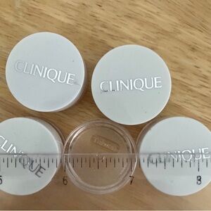 Rare 6pc Clinique White Cosmetic Jars
